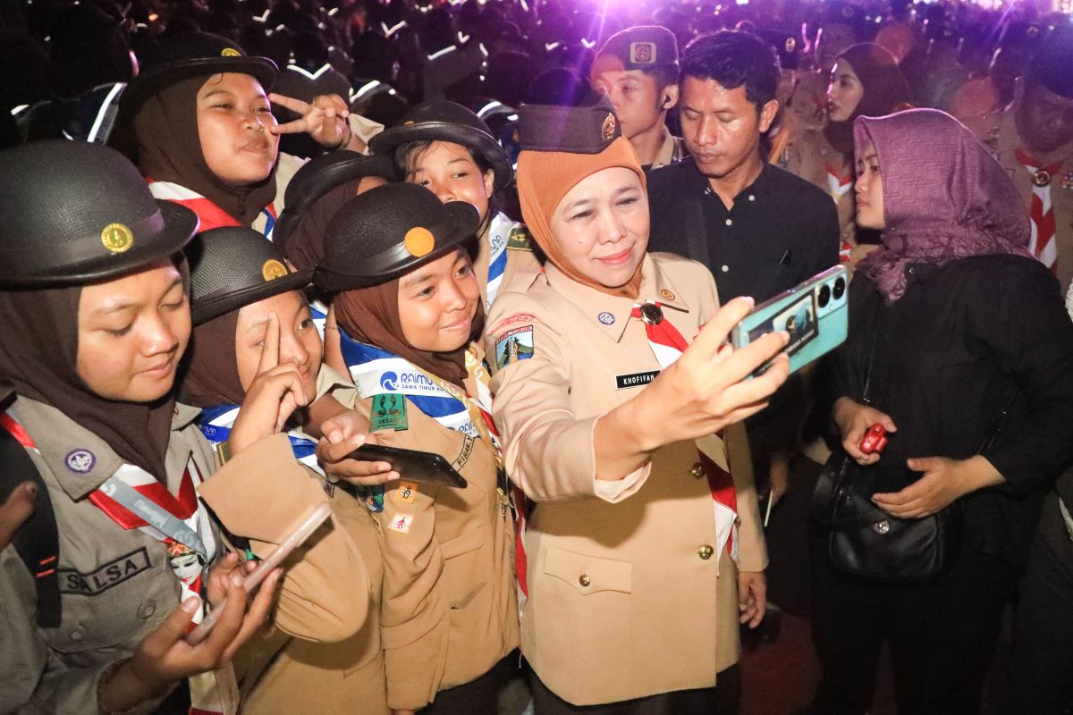 Gubernur Jatim ajak Pramuka adaptif dan kontributif