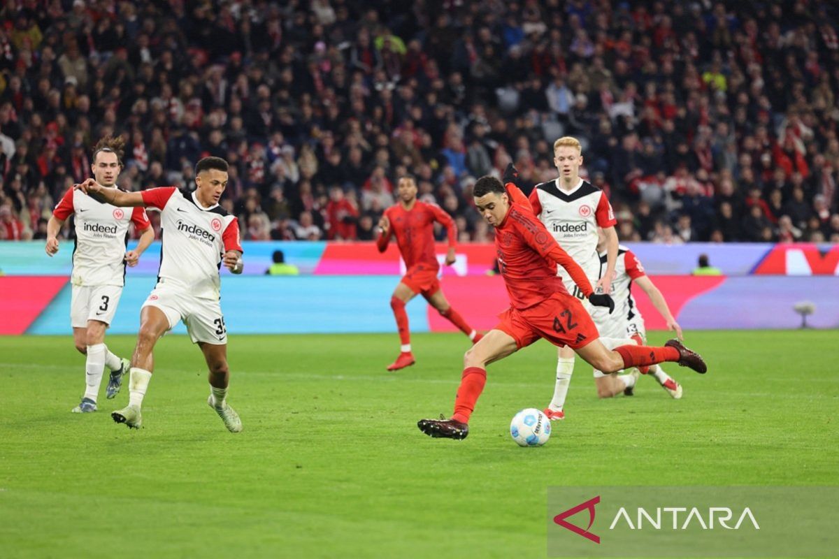 Menang 4-0 atas Frankfurt, Bayern unggul delapan poin dari Leverkusen