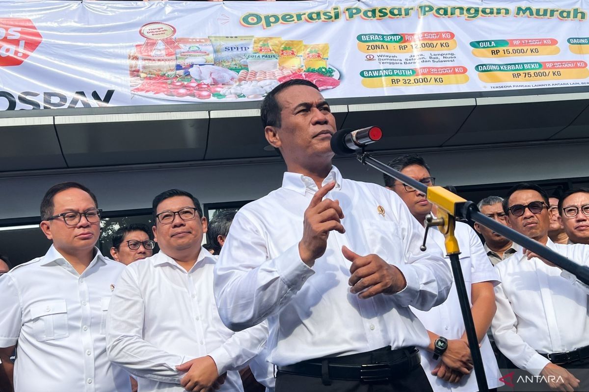 Pemerintah mulai lakukan operasi pasar murah jaga harga pangan saat Ramadhan