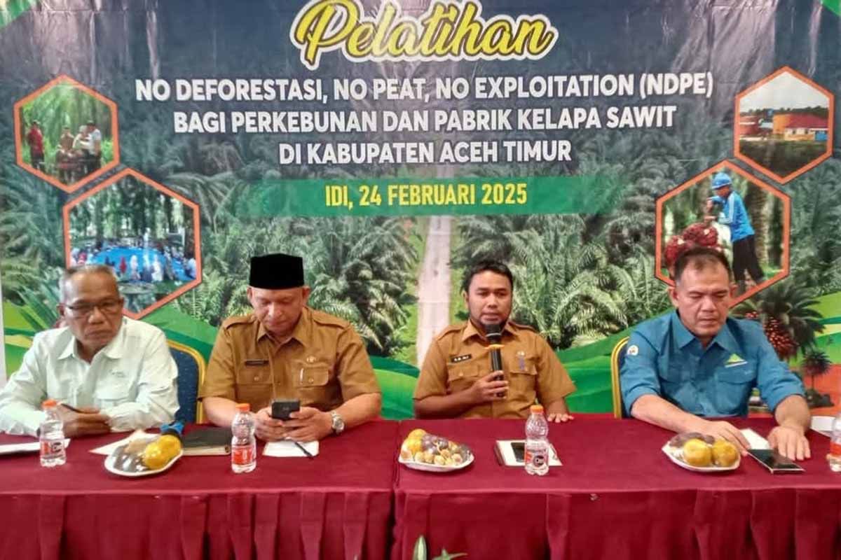 Pemkab Aceh Timur gelar pelatihan NDPE