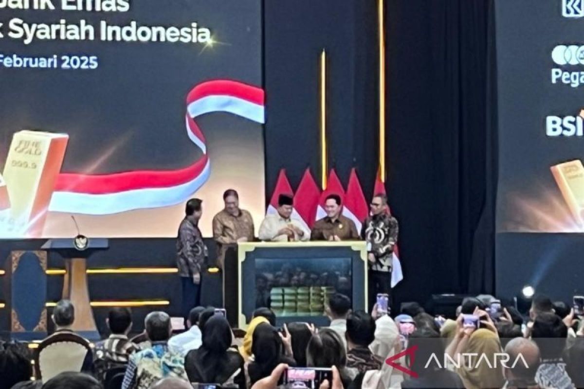 Presiden Prabowo bangga Indonesia miliki Bank Emas pertama kali dalam sejarah