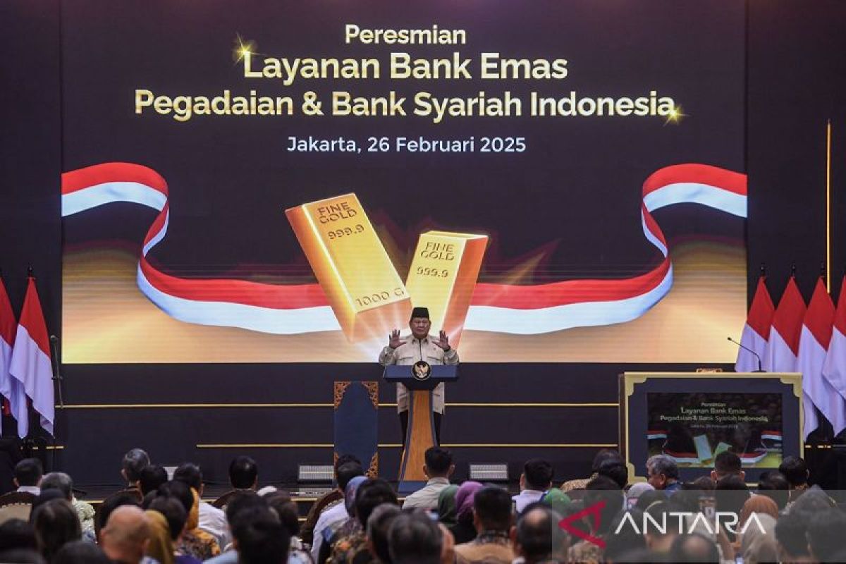 Presiden resmikan Bank Emas pertama di Indonesia
