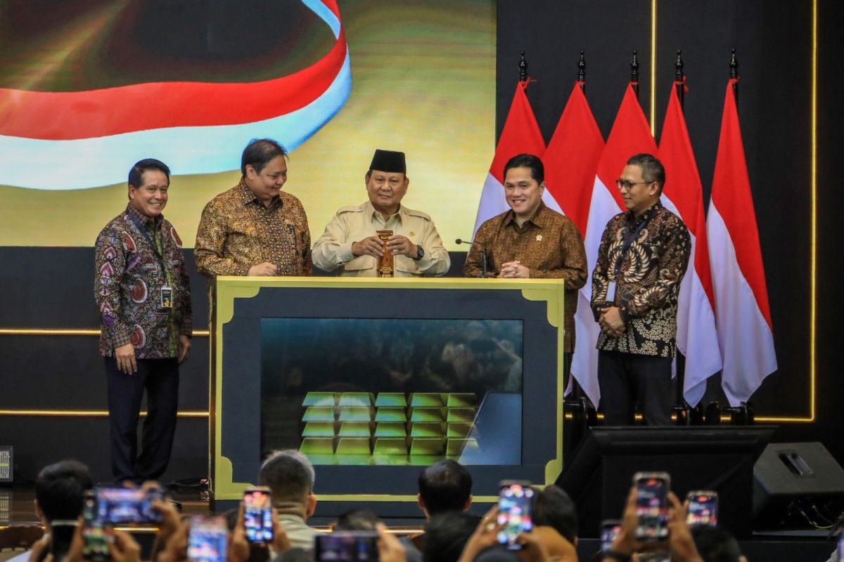 Presiden Prabowo Resmikan Layanan Bank Emas Pegadaian, BRI Group Semakin Optimis Perkuat Ekonomi Nasional