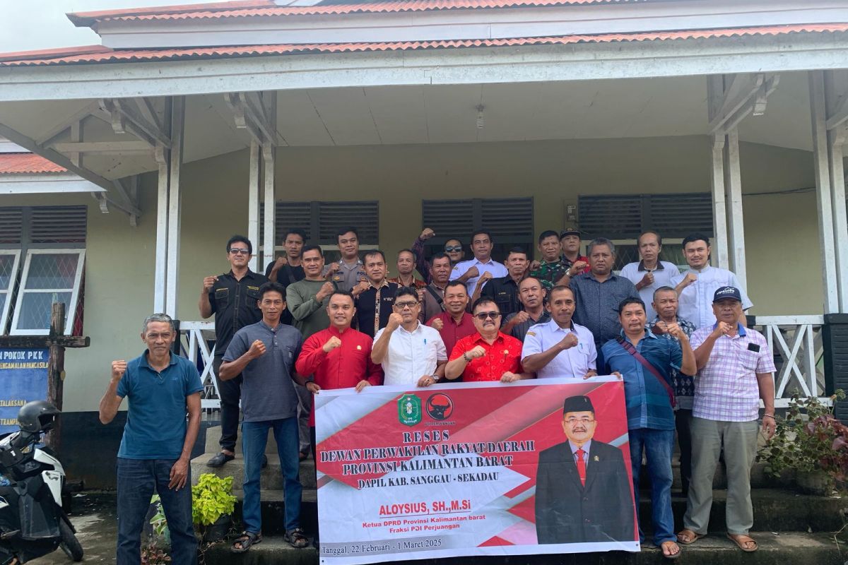 Ketua DPRD Kalbar serap aspirasi masyarakat di Sekadau