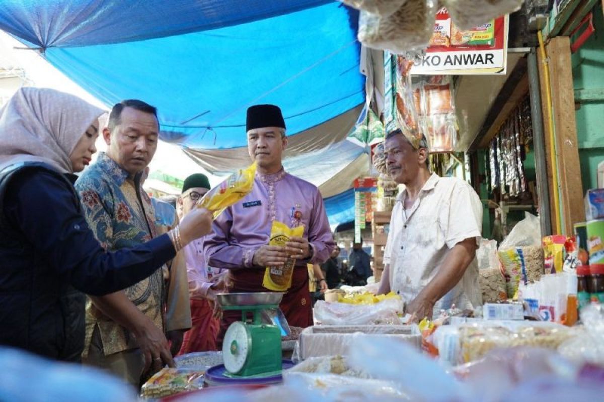 Polda Riau dan Forkompimda sidak pasar jelang Ramadhan