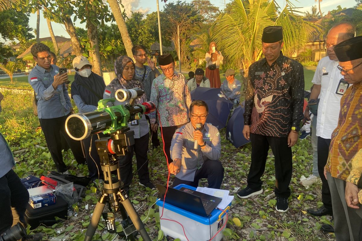 Kemenag Bali tak dapat melihat hilal Ramadhan dari Pantai Patra