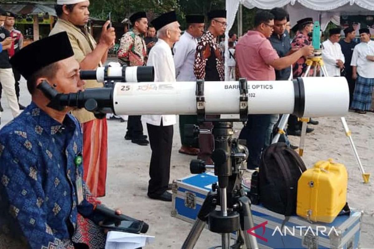 Pengamatan hilal Ramadhan di Belitung terhalang awan