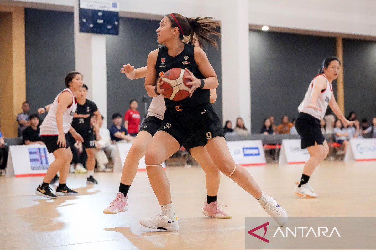 Timnas bola basket putri menang atas Singapura