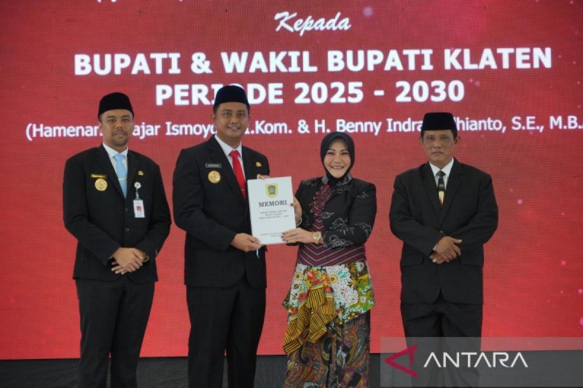 Bupati  Klaten sebut pembangunan sebelumnya jadi fondasi kokoh