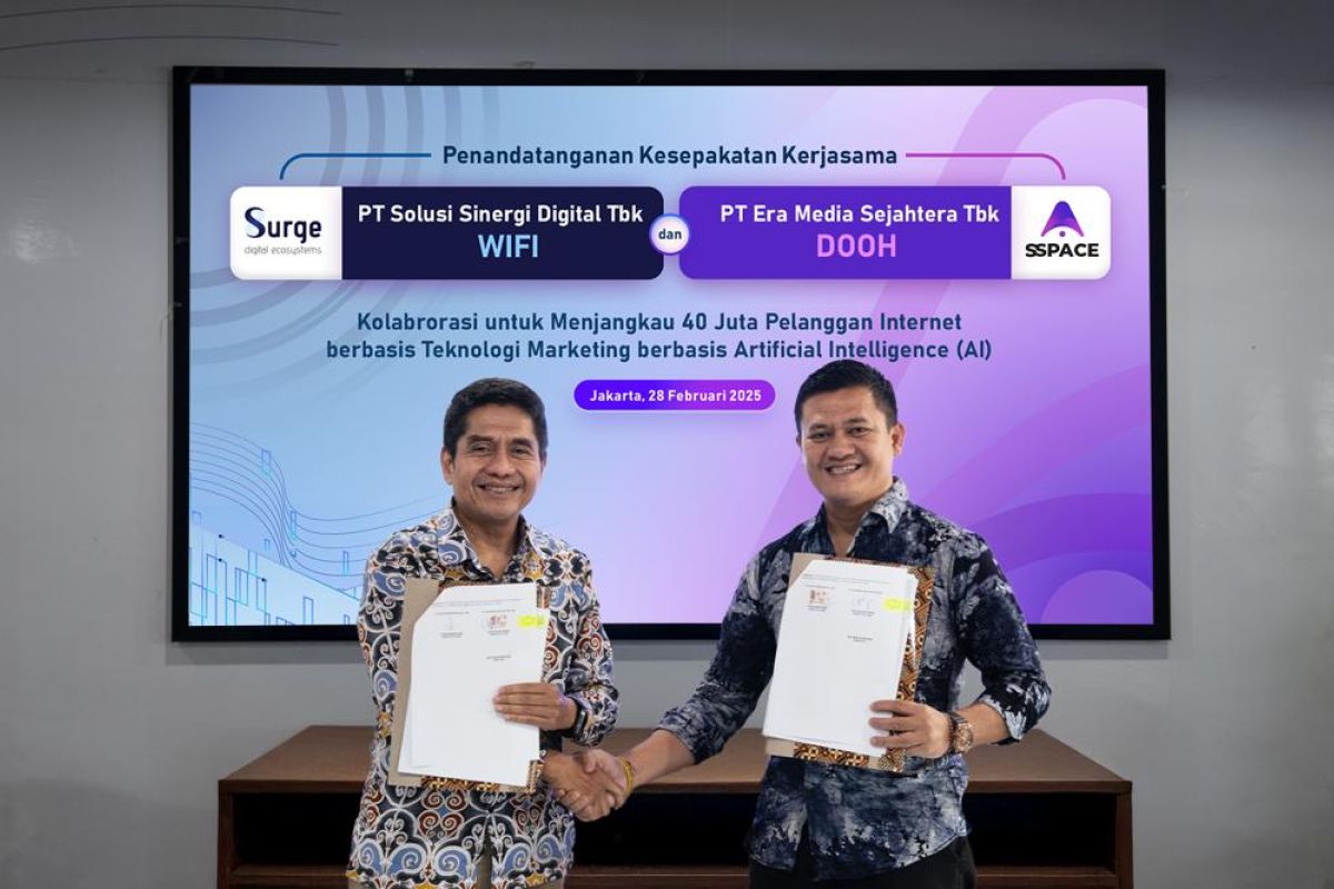 Surge gandeng DOOH optimalkan AI jangkau 40 juta pelanggan internet