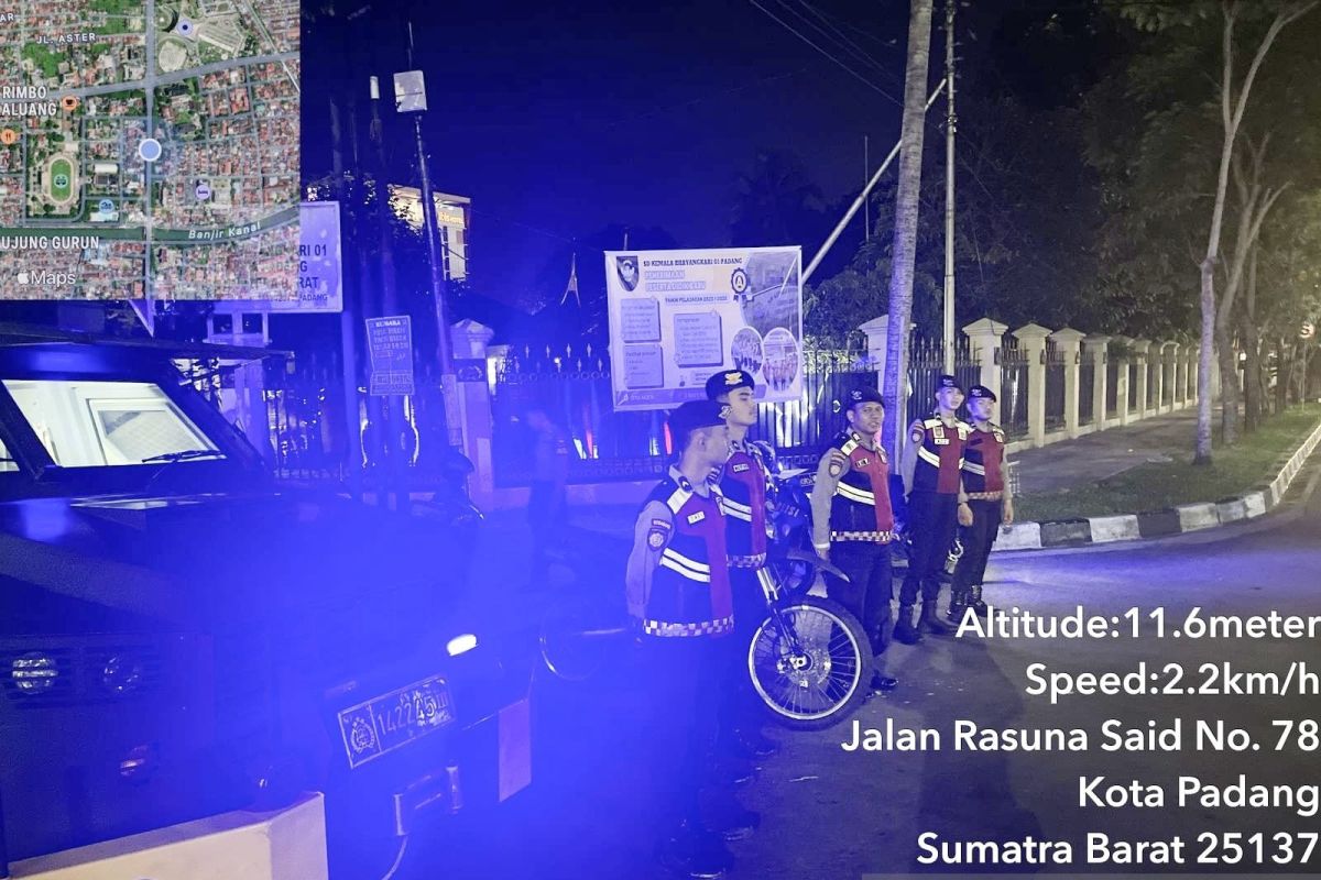 Sumbar gencarkan patroli malam cegah tawuran