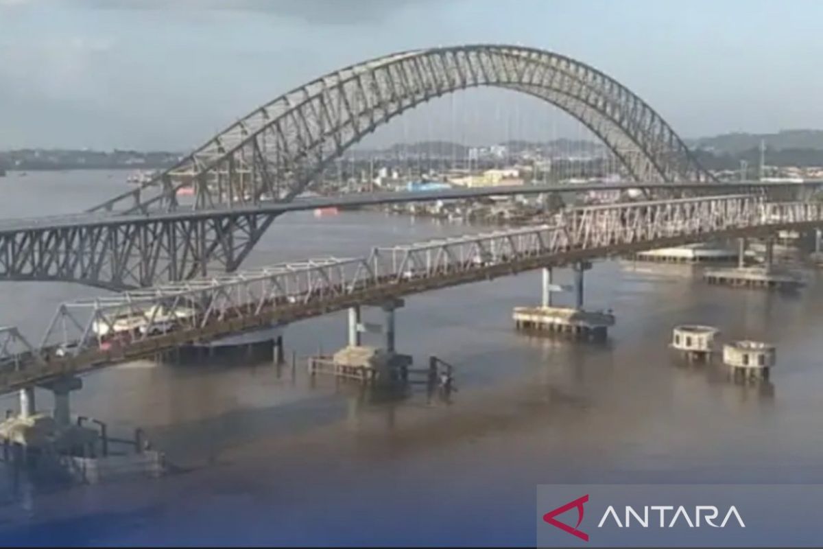 Jembatan Mahakam I Samarinda Kaltim ditutup sementara tiga hari