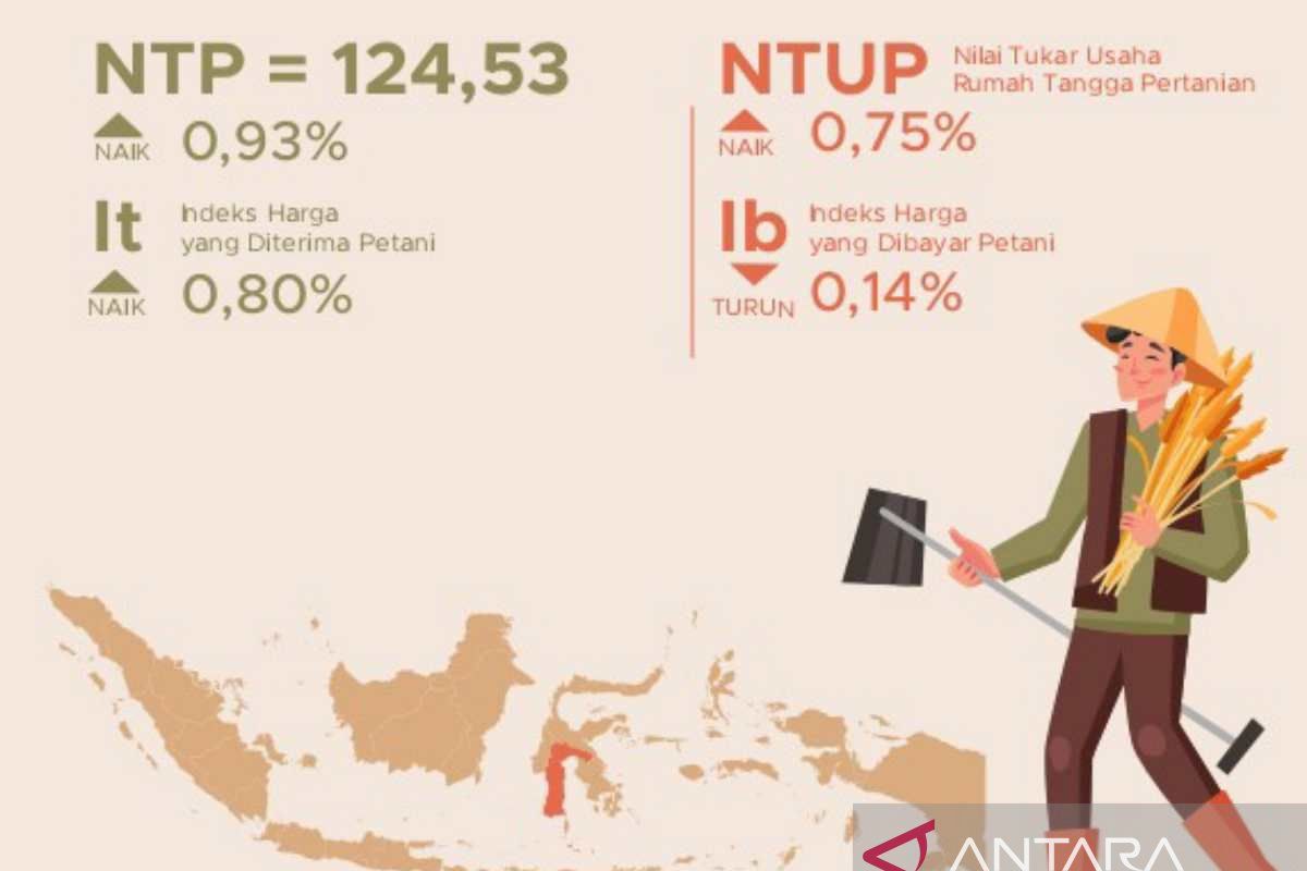 NTP Sulsel pada Februari 2025 alami kenaikan 0,93 persen