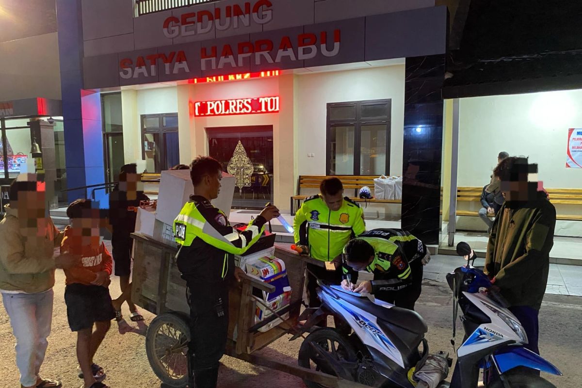 Polisi razia kelompok pemuda gelar SOTR gunakan 