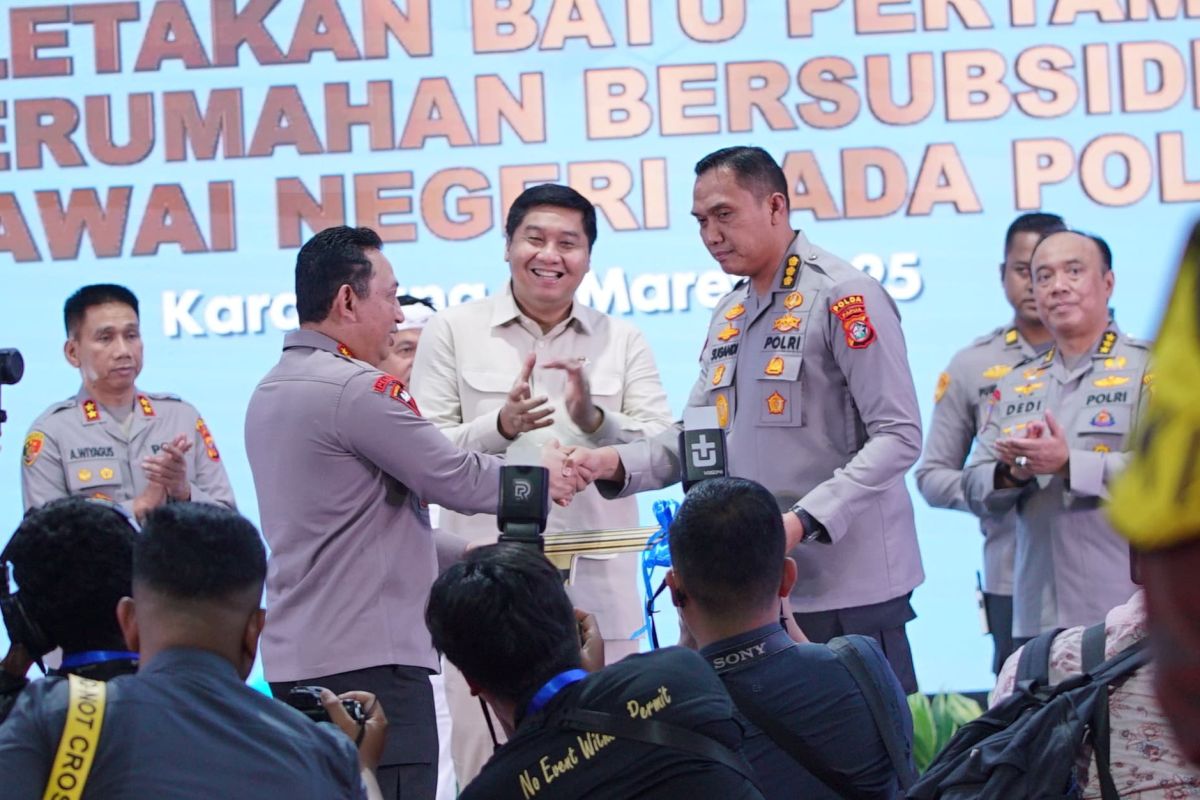 Kapolri menargetkan 100 ribu rumah subdisi personel dibangun di 2025