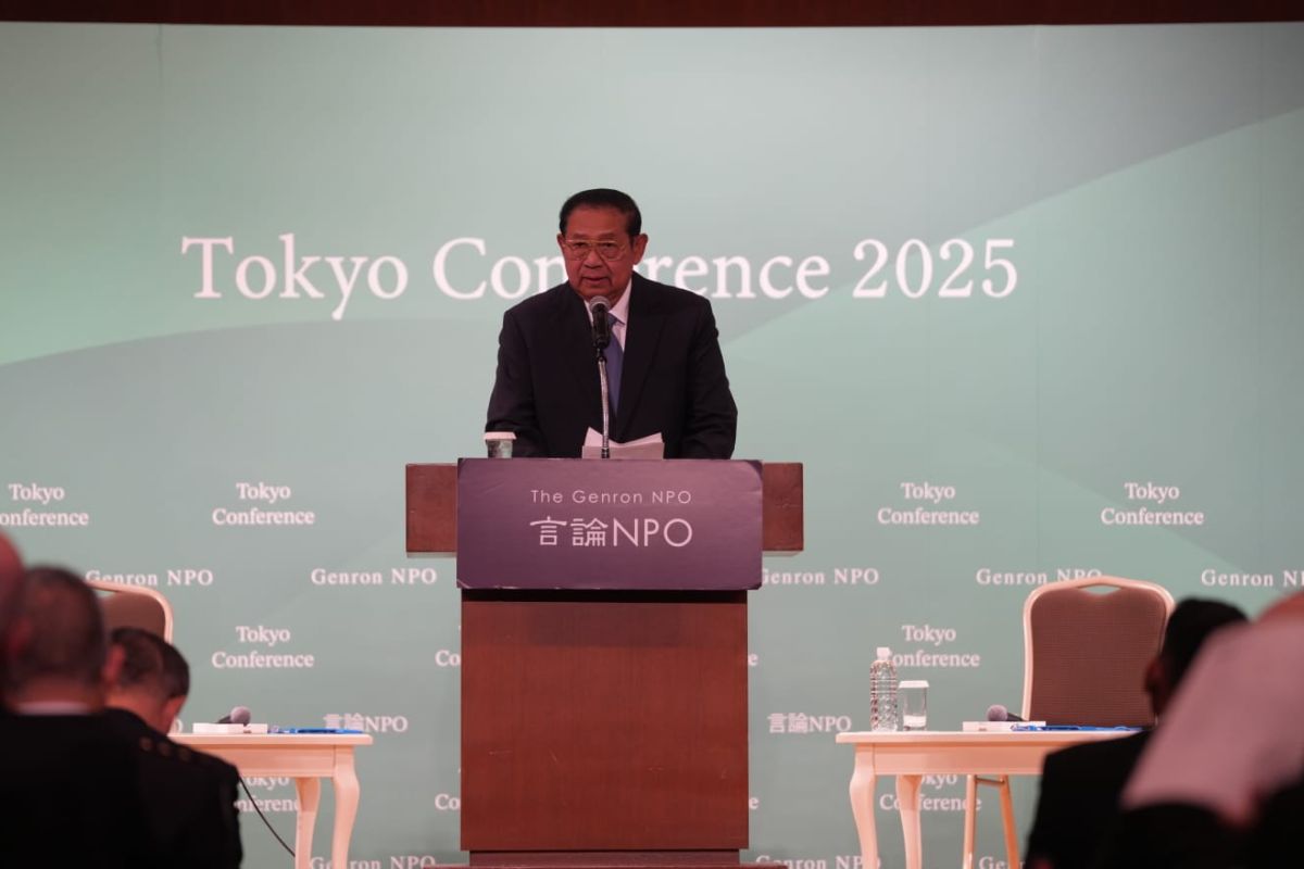 Former president SBY pushes multilateralism at Tokyo meet