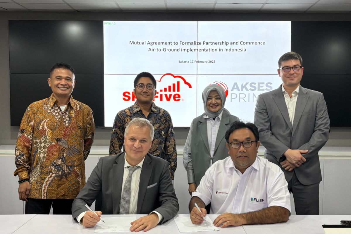 SkyFive dan Akses Prima Indonesia hadirkan solusi Air-to-Ground untuk konektivitas Inflight di Indonesia