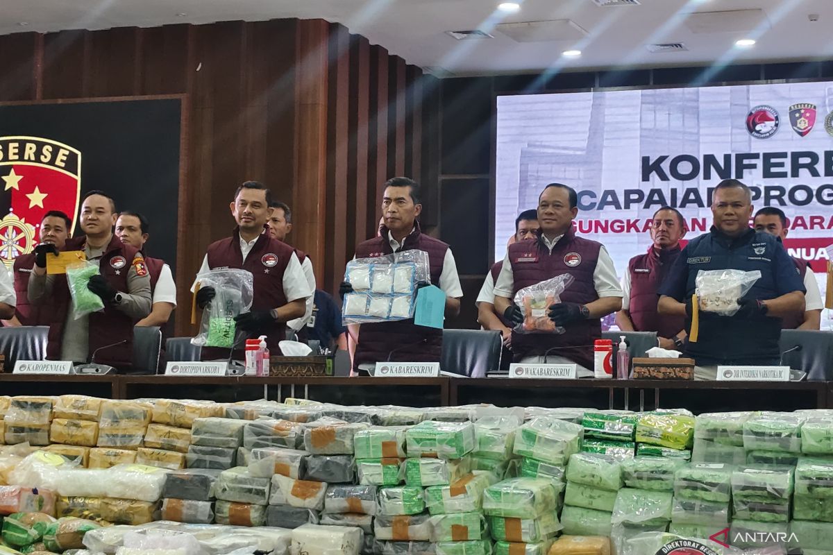 Polri ungkap 6.881 kasus narkoba dalam 2 bulan