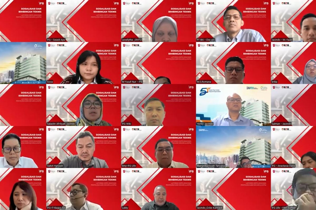 IFG menggandeng KPK lakukan sosialisasi pengisian LHKPN