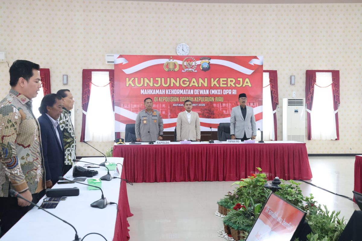 Kapolda Kepri terima kunjungan MKD DPR bahas penegakkan hukum