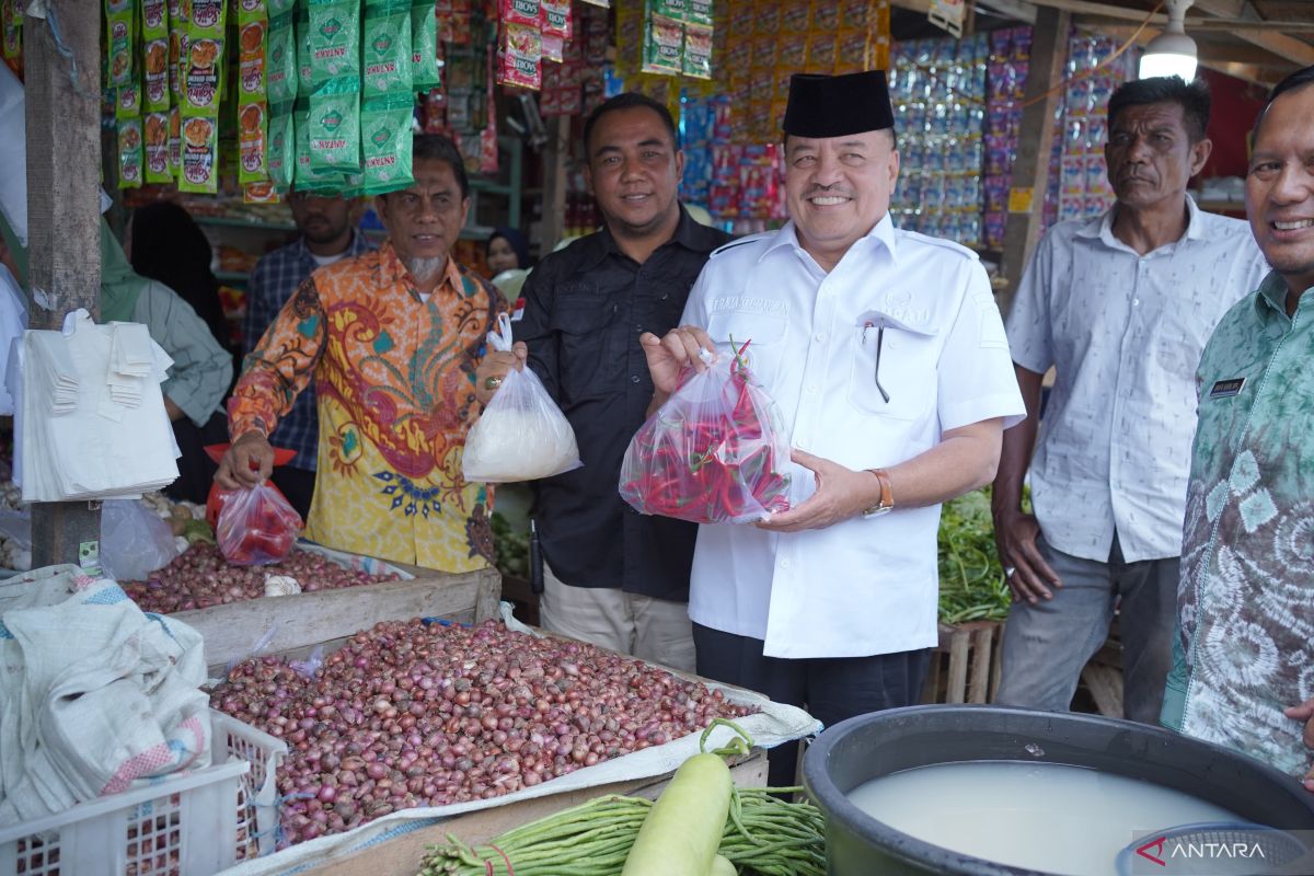 Pemkab Nagan Raya pastikan harga bahan pokok stabil dan mencukupi