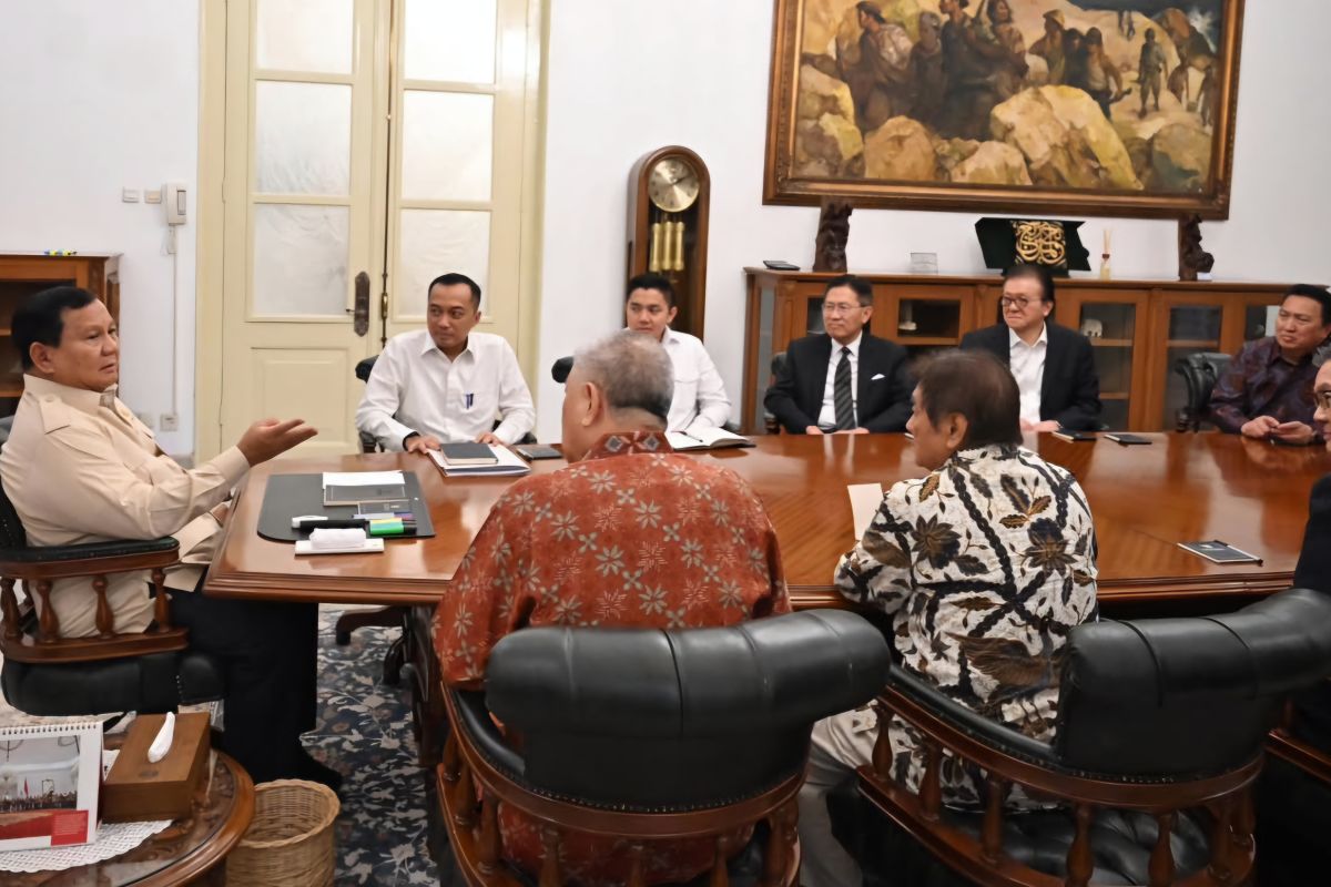 Prabowo terima pengusaha besar Indonesia bahas program utama negara