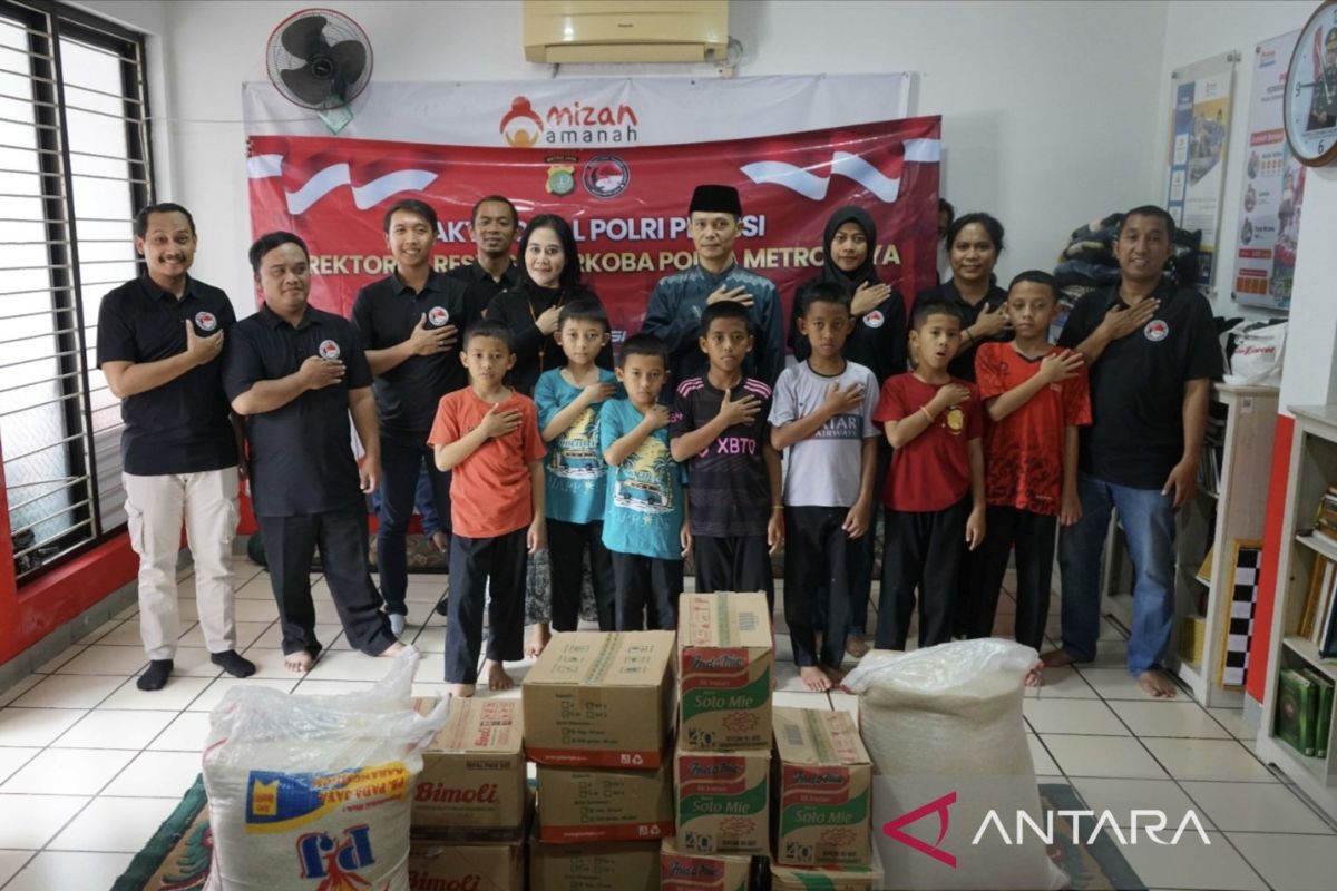 Sambut Ramadhan, Ditresnarkoba Polda Metro Jaya gelar bakti sosial