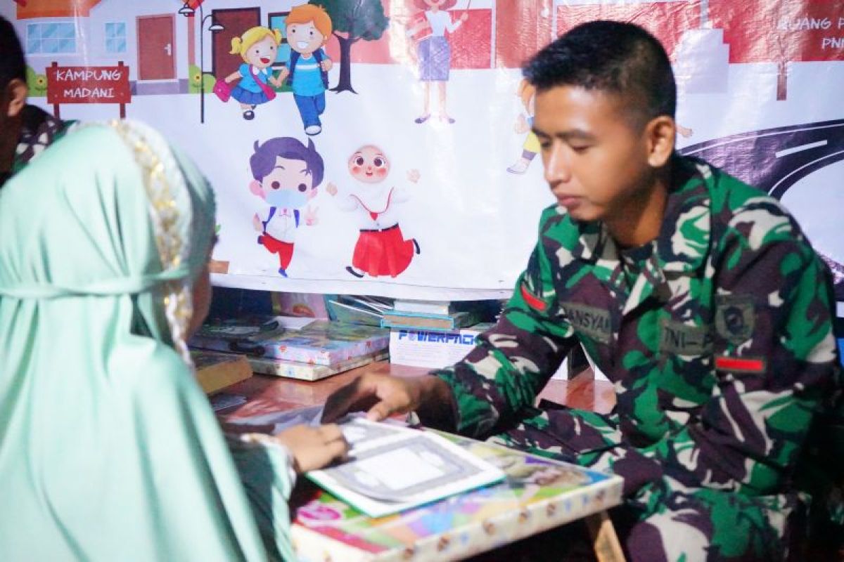 Satgas TMMD 123 di Tarakan Ajari Anak-Anak Mengaji