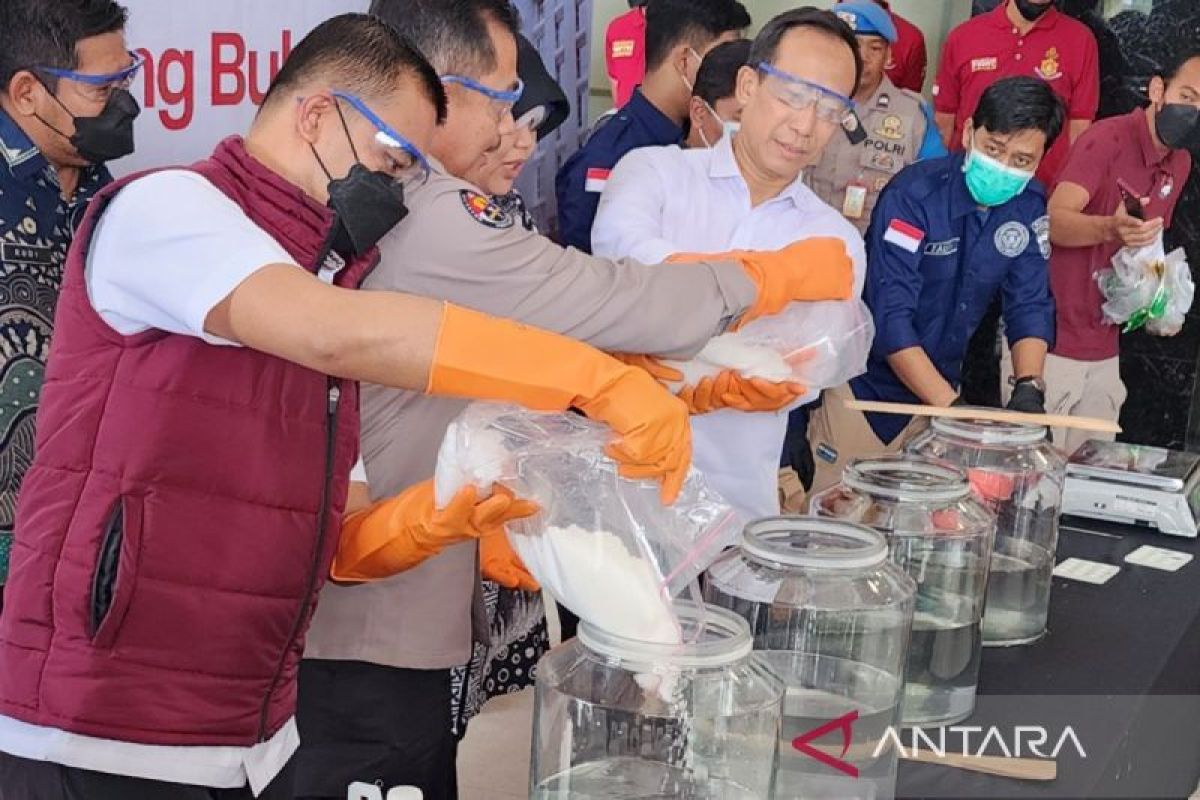 Polda Jateng musnahkan 26 kg sabu-sabu
