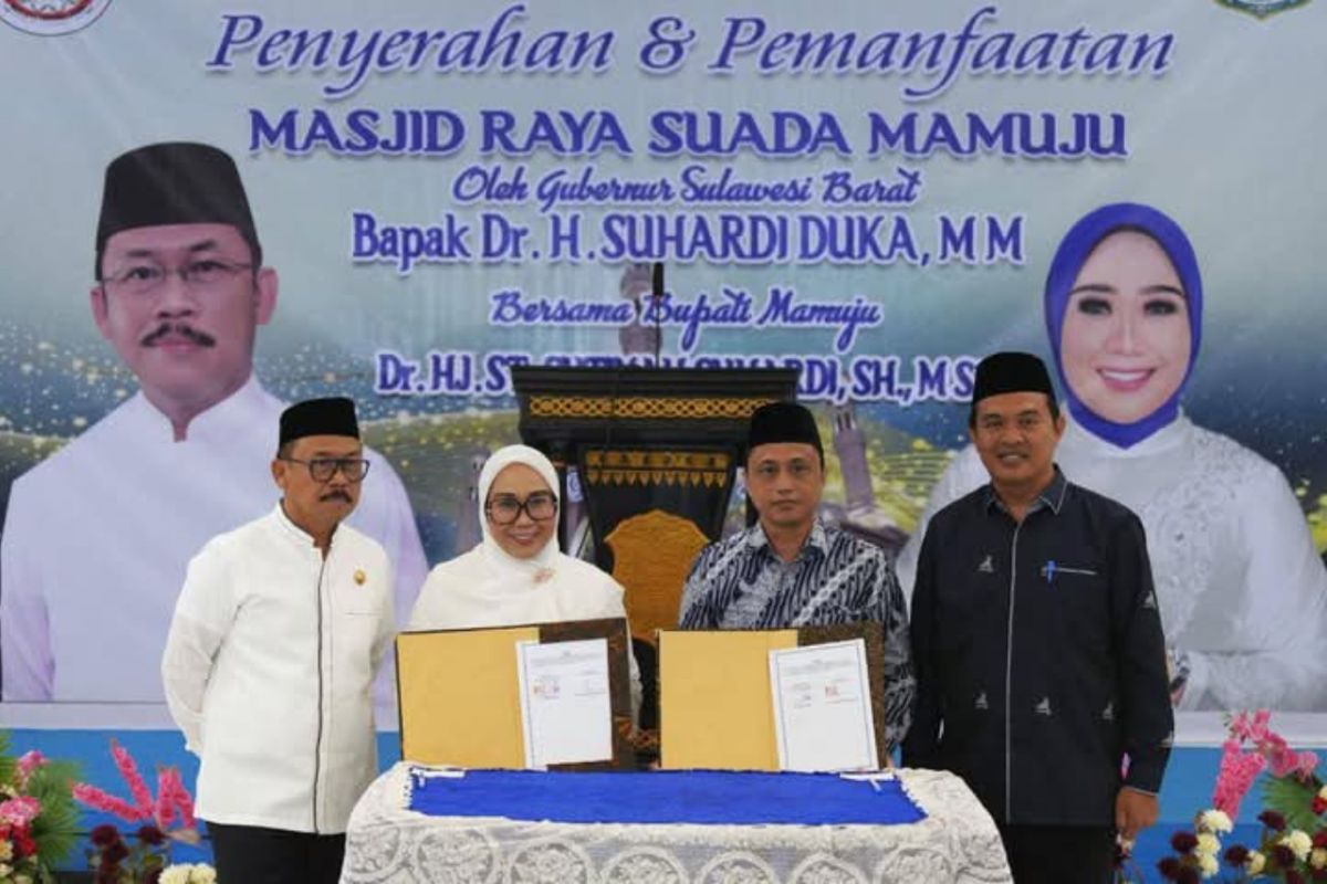 BPPW serahkan Masjid Raya Suhada ke Pemkab Mamuju