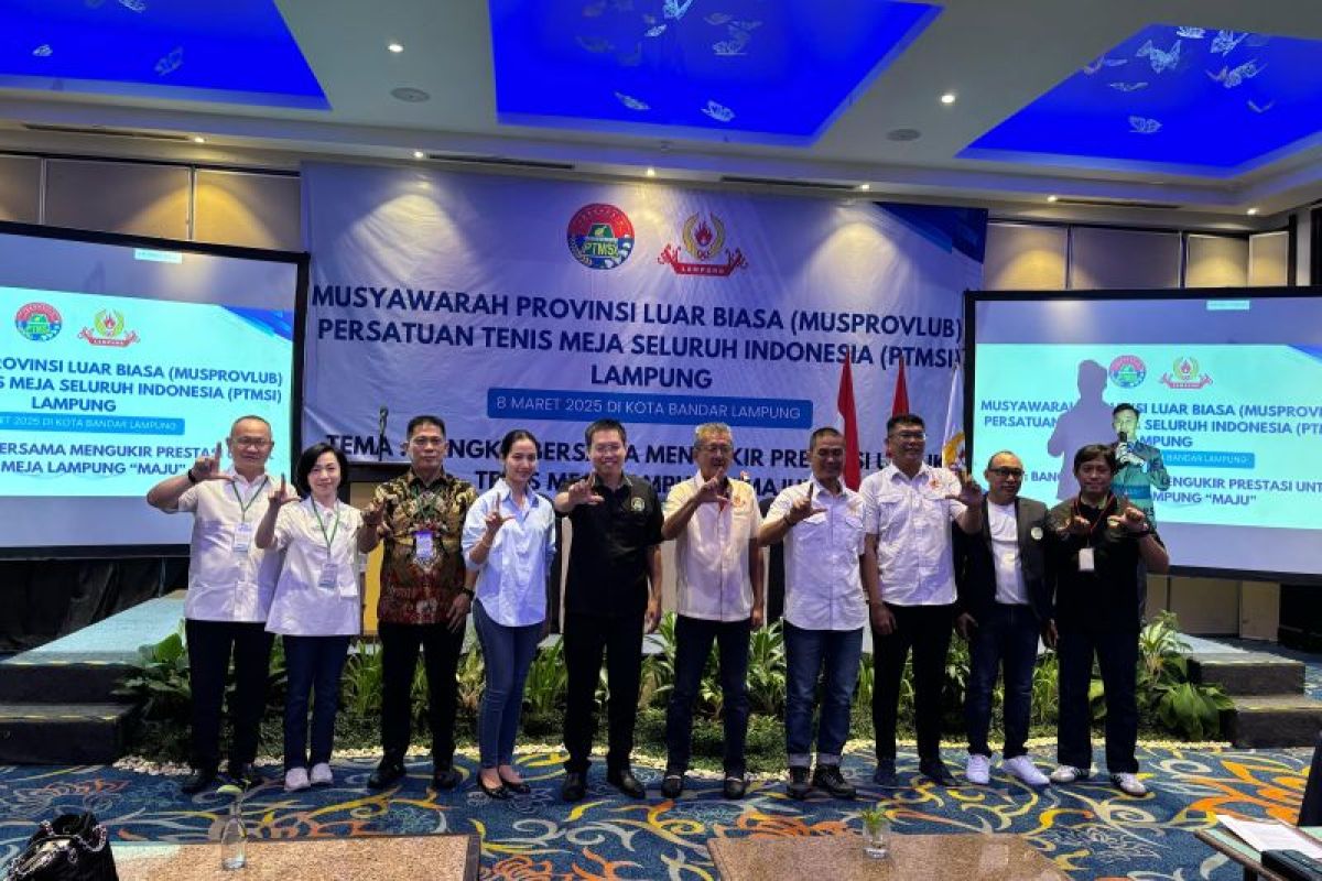 Juwita Hasan terpilih jadi Ketua PTMSI Lampung
