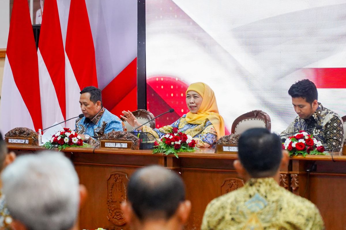 Khofifah: Koperasi Desa Merah Putih dorong pertumbuhan ekonomi