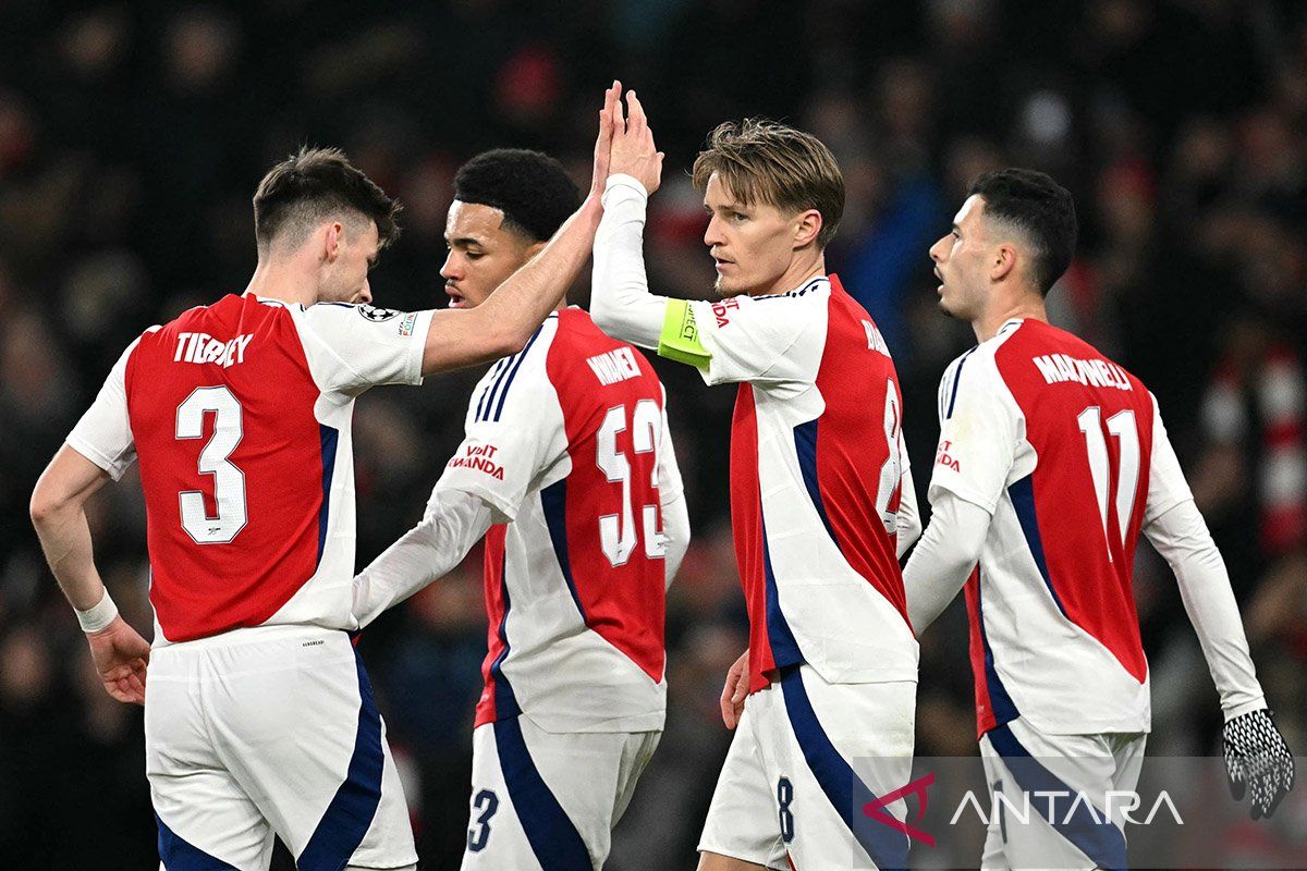 Liga Inggris: Arsenal berjarak 15 poin dengan Liverpool di puncak klasemen