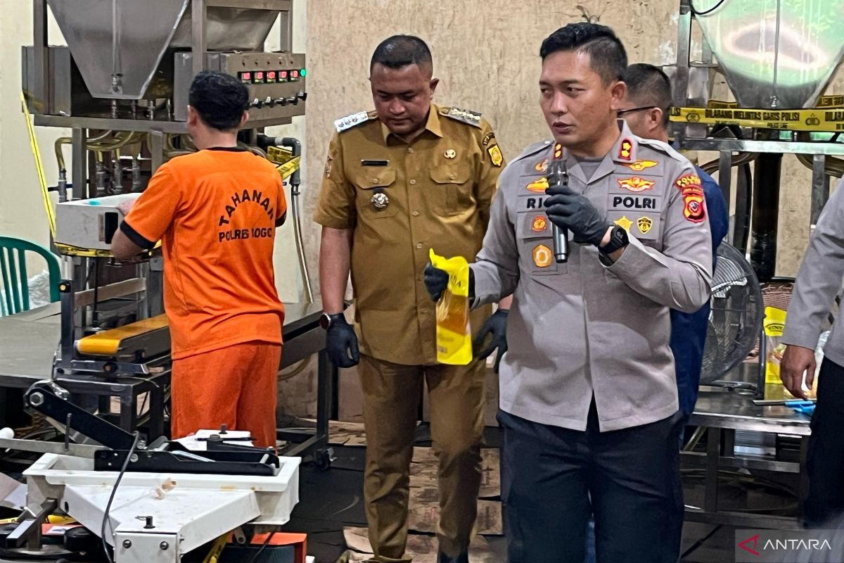 Polisi ungkap tempat produksi Minyakita palsu