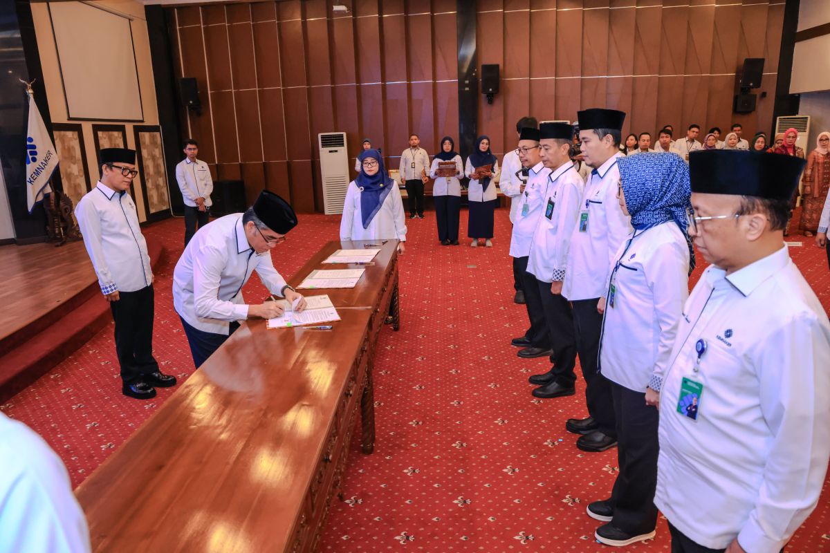 Menaker: Sinergi pejabat madya penting untuk kemajuan ketenagakerjaan Indonesia