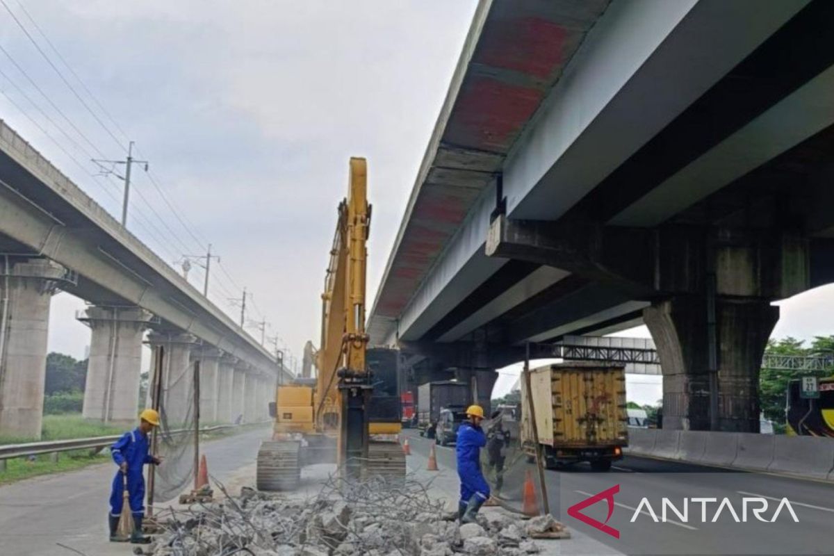 PT JTT perbaiki tujuh titik Tol Jakarta-Cikampek menjelang mudik