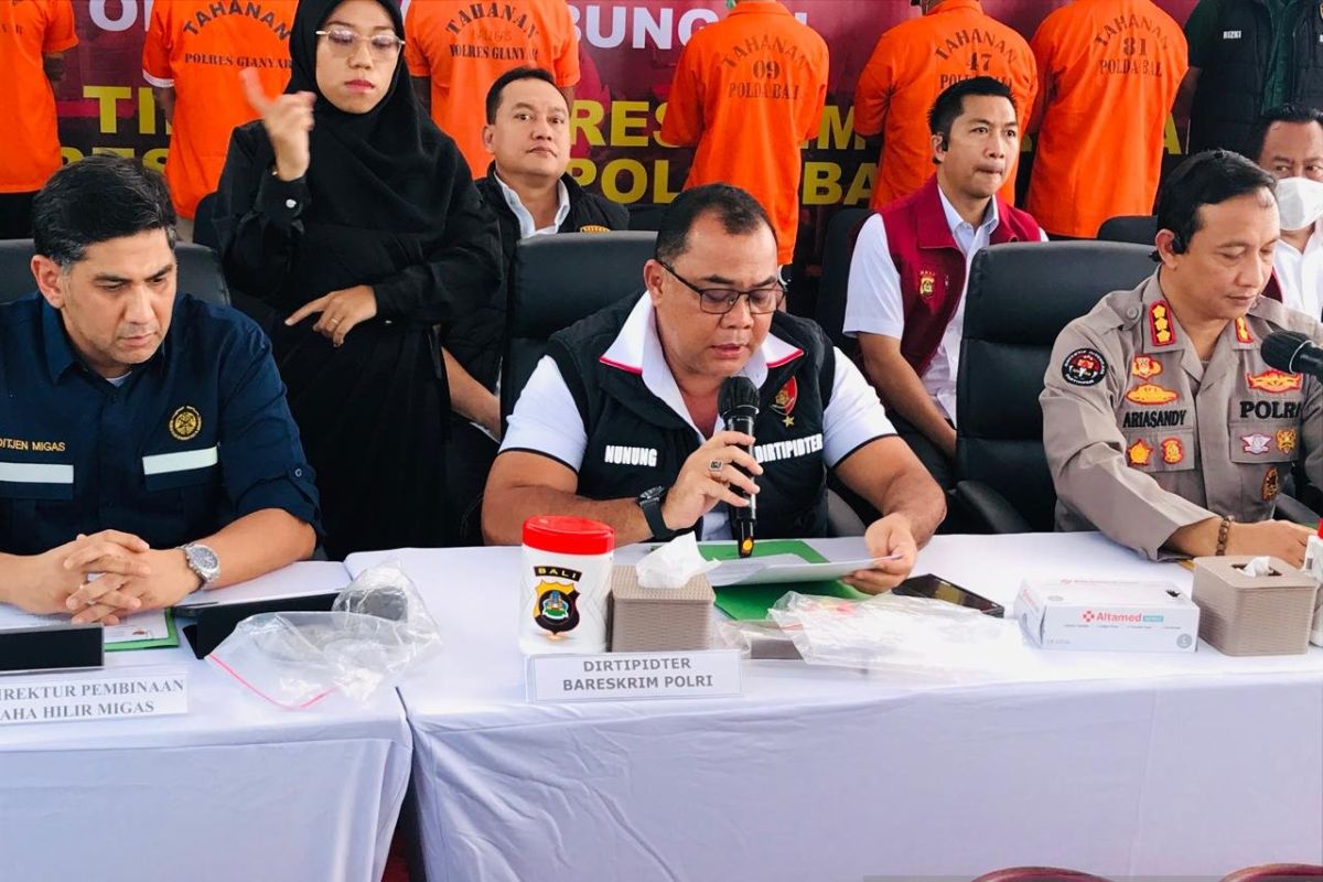 Bareskrim Polri bongkar penyalahgunaan BBM subsidi di Denpasar 