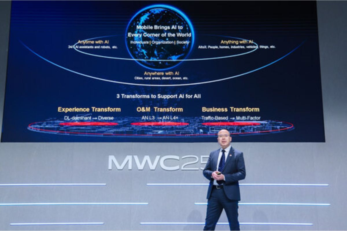 Huawei Lansir Sejumlah Solusi 5.5G yang Berpusat pada AI untuk Menggerakkan Era AI Seluler