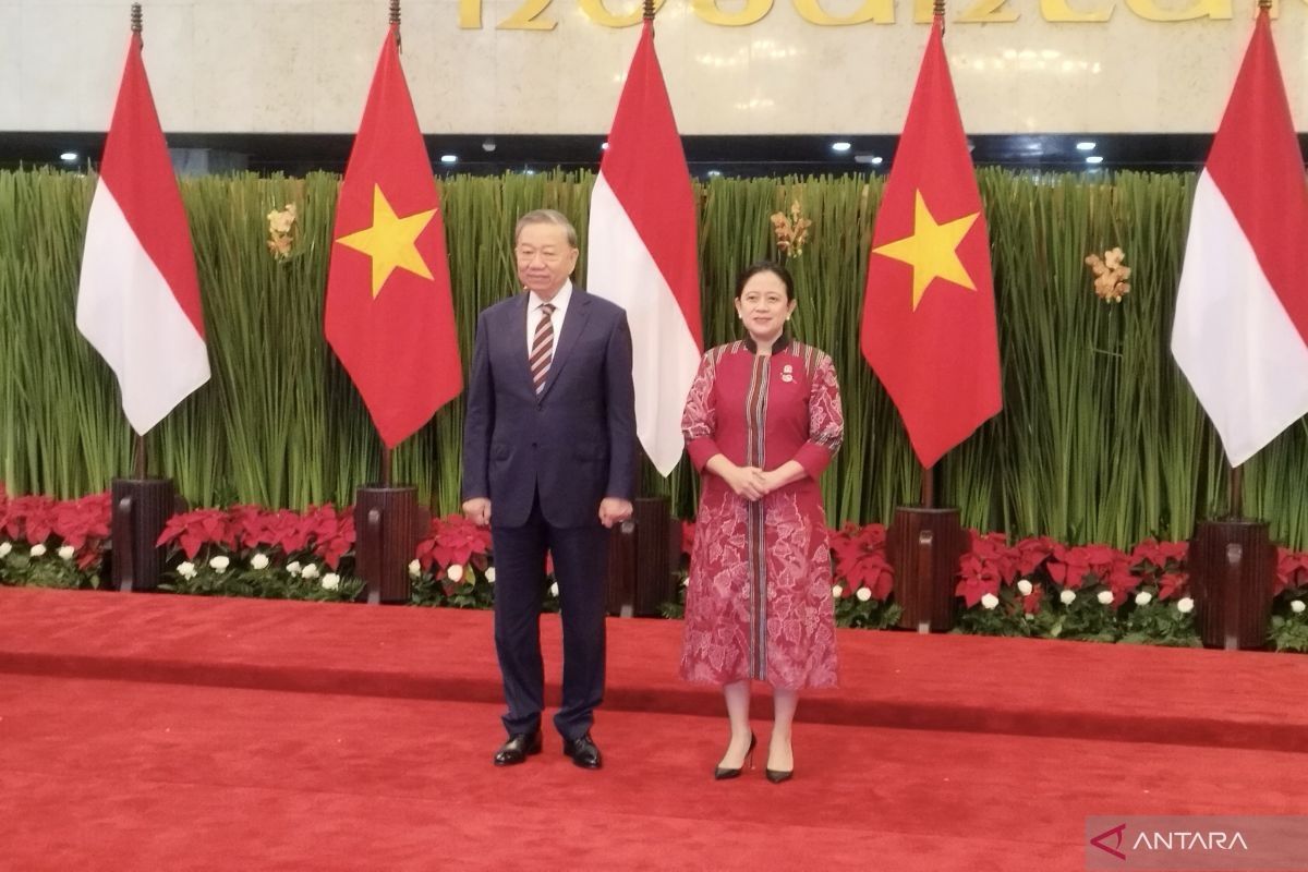 Puan Maharani terima kunjungan Sekjen Partai Komunis Vietnam To Lam di DPR