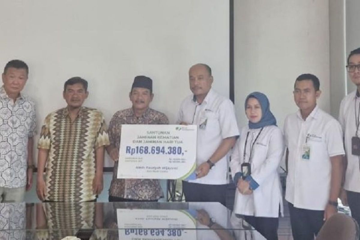 PT. Esta Multi Usaha serahkan santunan Bpjamsostek ke ahli waris