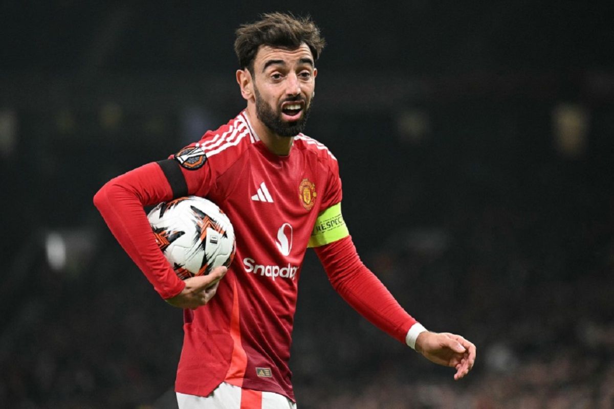 MU melaju ke perempat final Liga Europa lewat tiga gol Bruno Fernandes