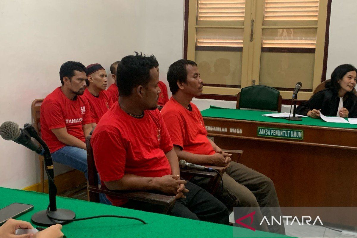 Empat terdakwa kurir sabu-sabu 40 kg diadili di PN Medan, terancam hukuman mati