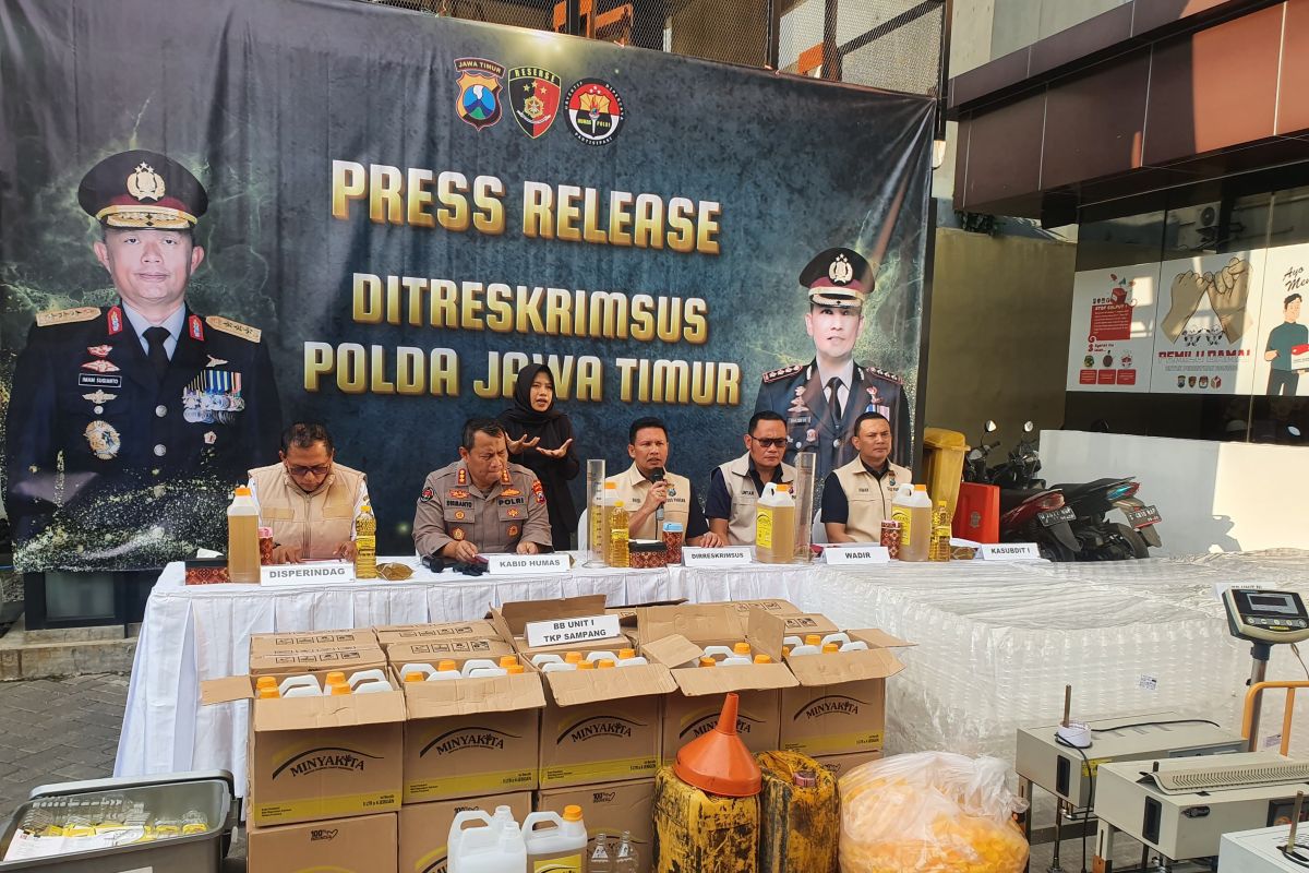 Polda Jatim ungkap pemalsuan Minyakita di Sampang dan Surabaya