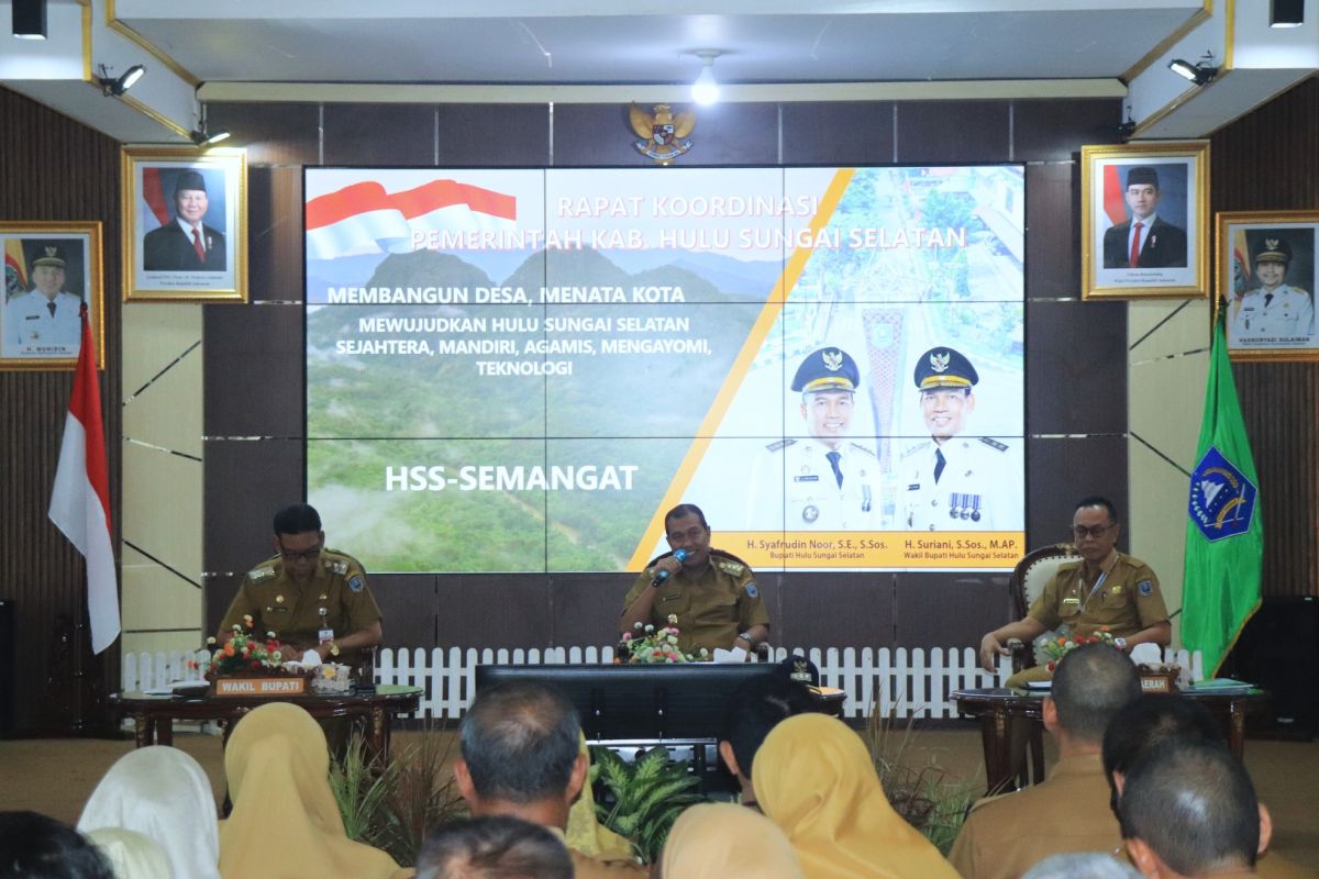 Bupati HSS harapkan agar ASN pelajari visi misi pembangunan