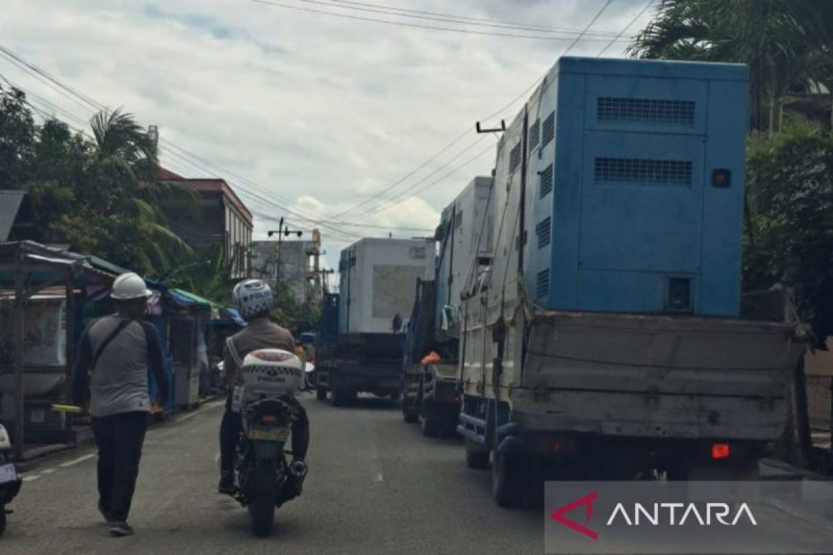 Mesin pembangkit baru tiba, listrik di Selatpanjang ditargetkan normal pekan ini