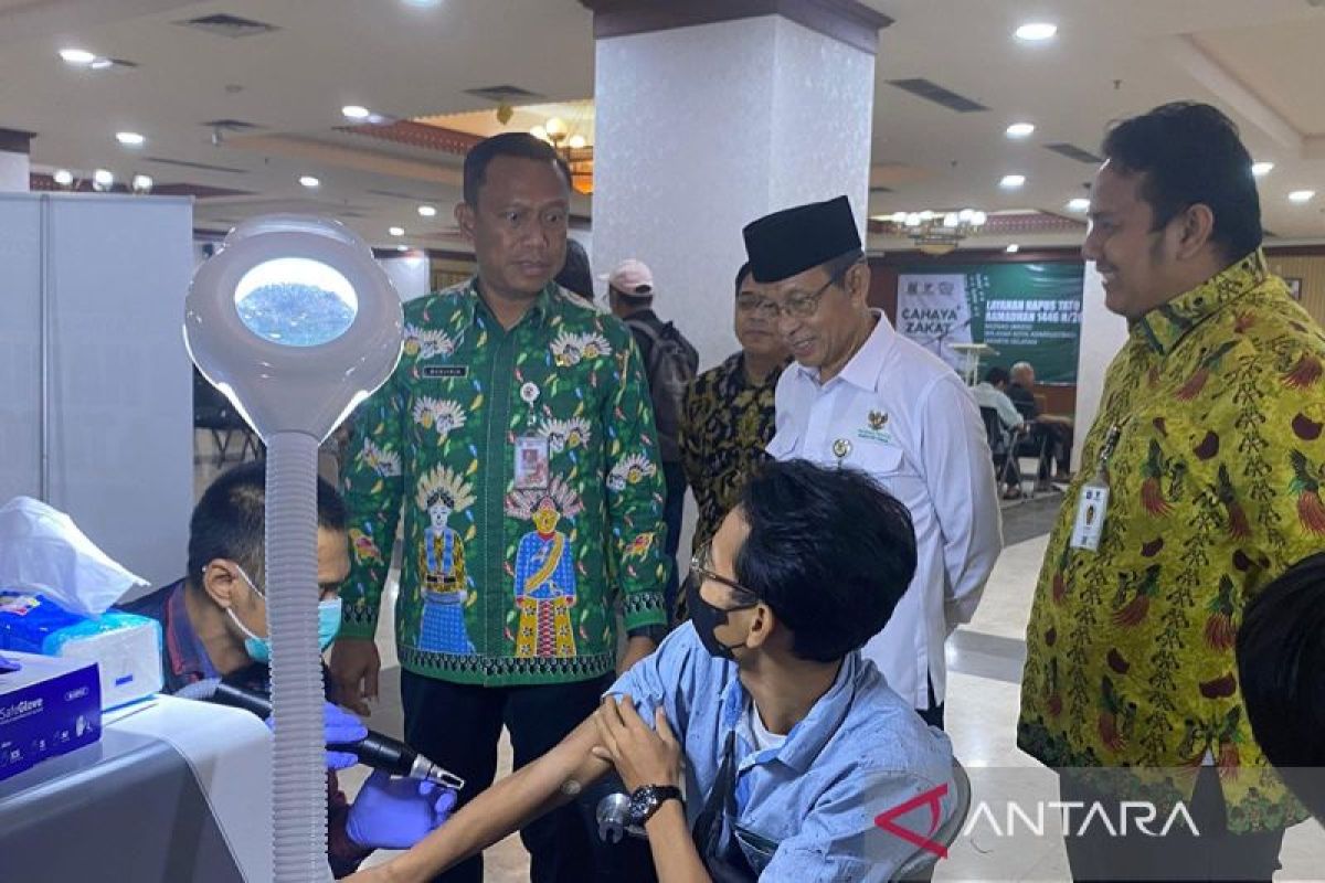 Jaksel targetkan 160 orang ikut hapus tato selama Ramadhan