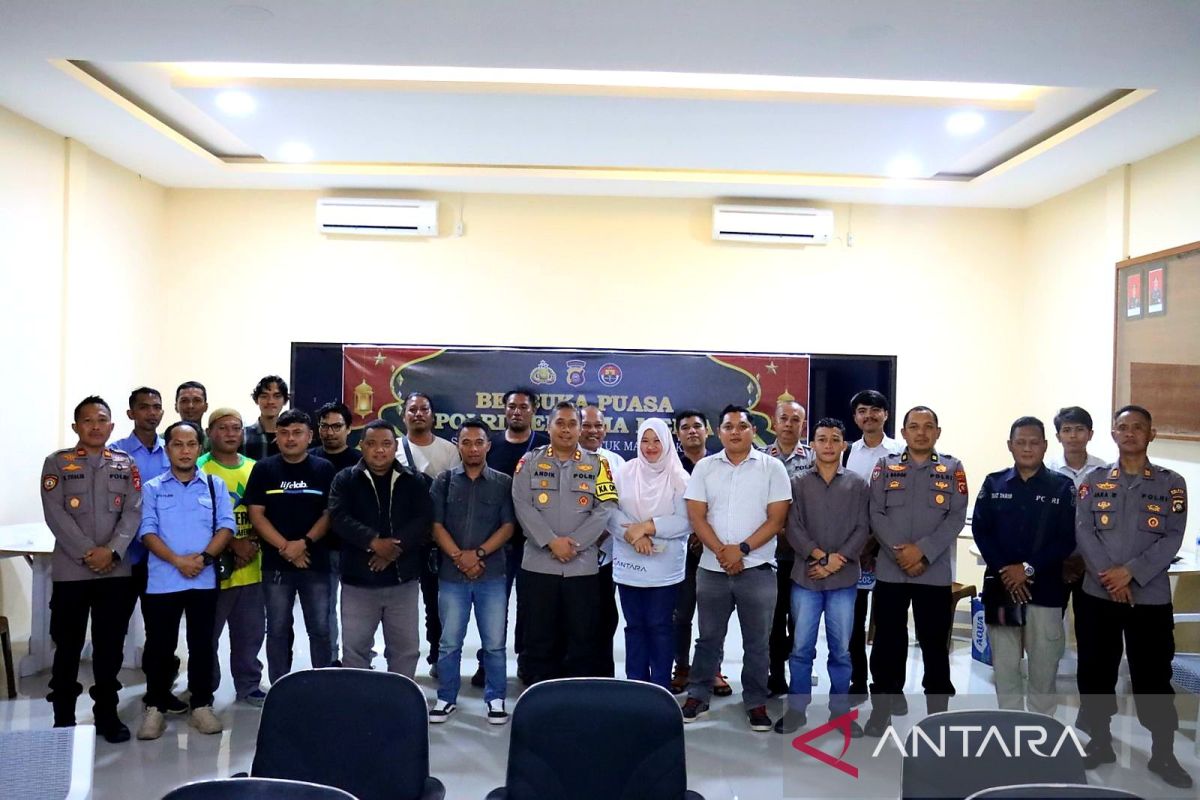 Kapolres Gorontalo Utara ajak media siarkan berita positif jelang PSU