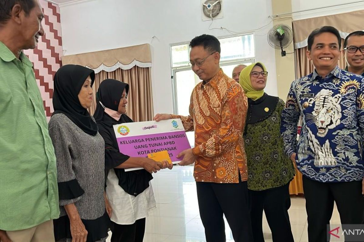 Penyaluran bansos uang tunai di Pontianak sudah menyasar 1.492 KK