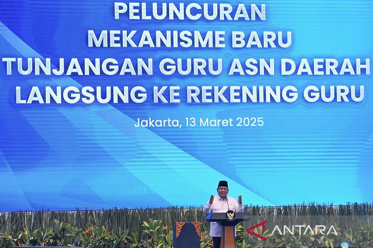 Prabowo: Mekanisme baru kirim tunjangan guru ubah budaya tidak efisien
