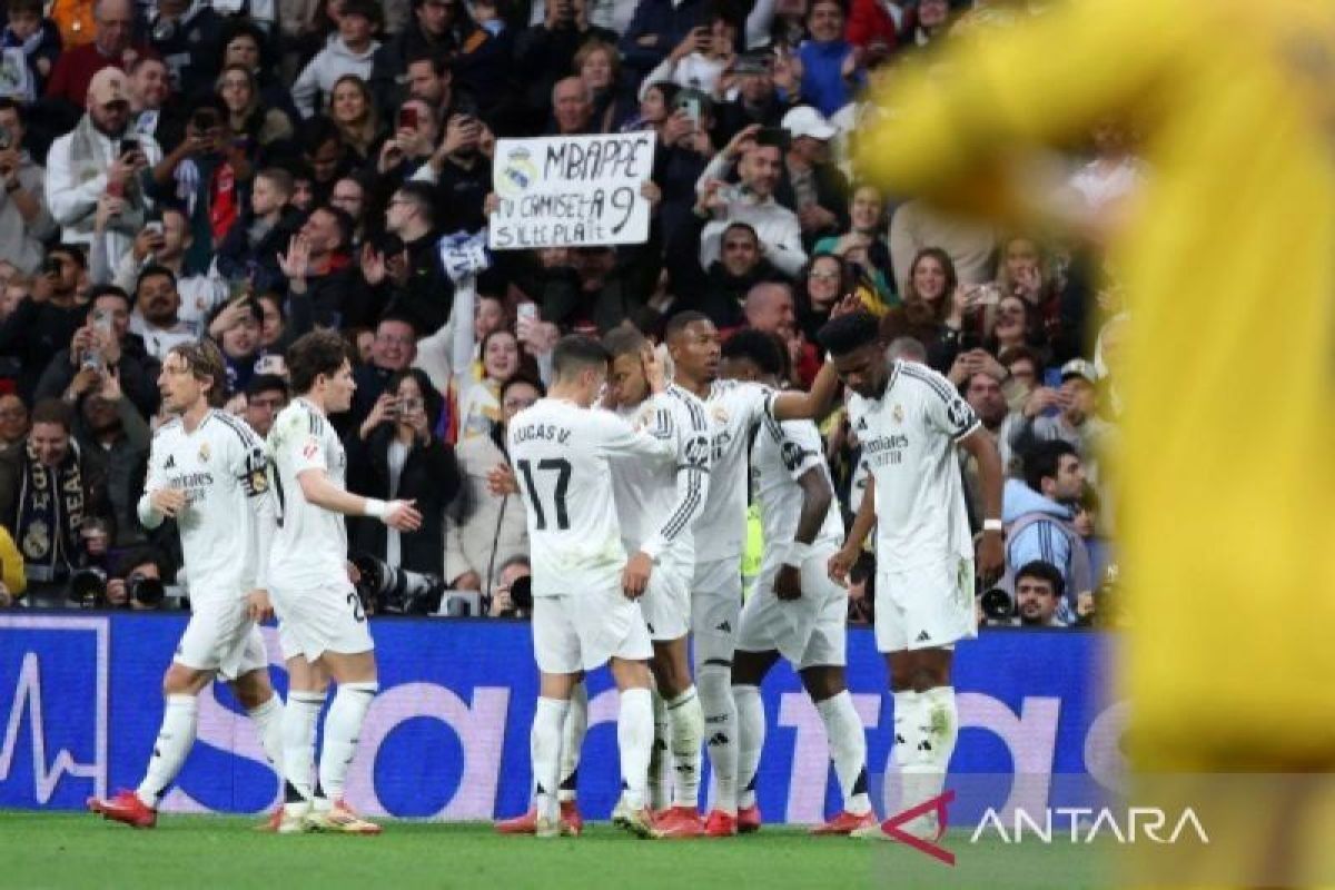 Real Madrid lolos ke perempat final usai singkirkan Atletico Madrid 4-2